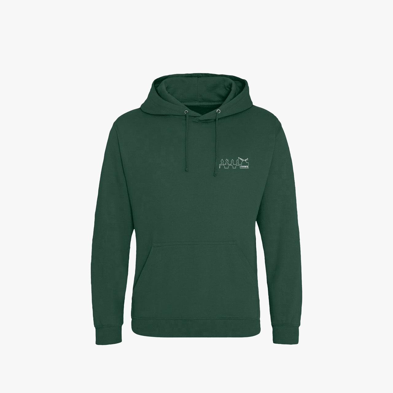 THWS · Base Hoodie Bottle Green · 23X038-2