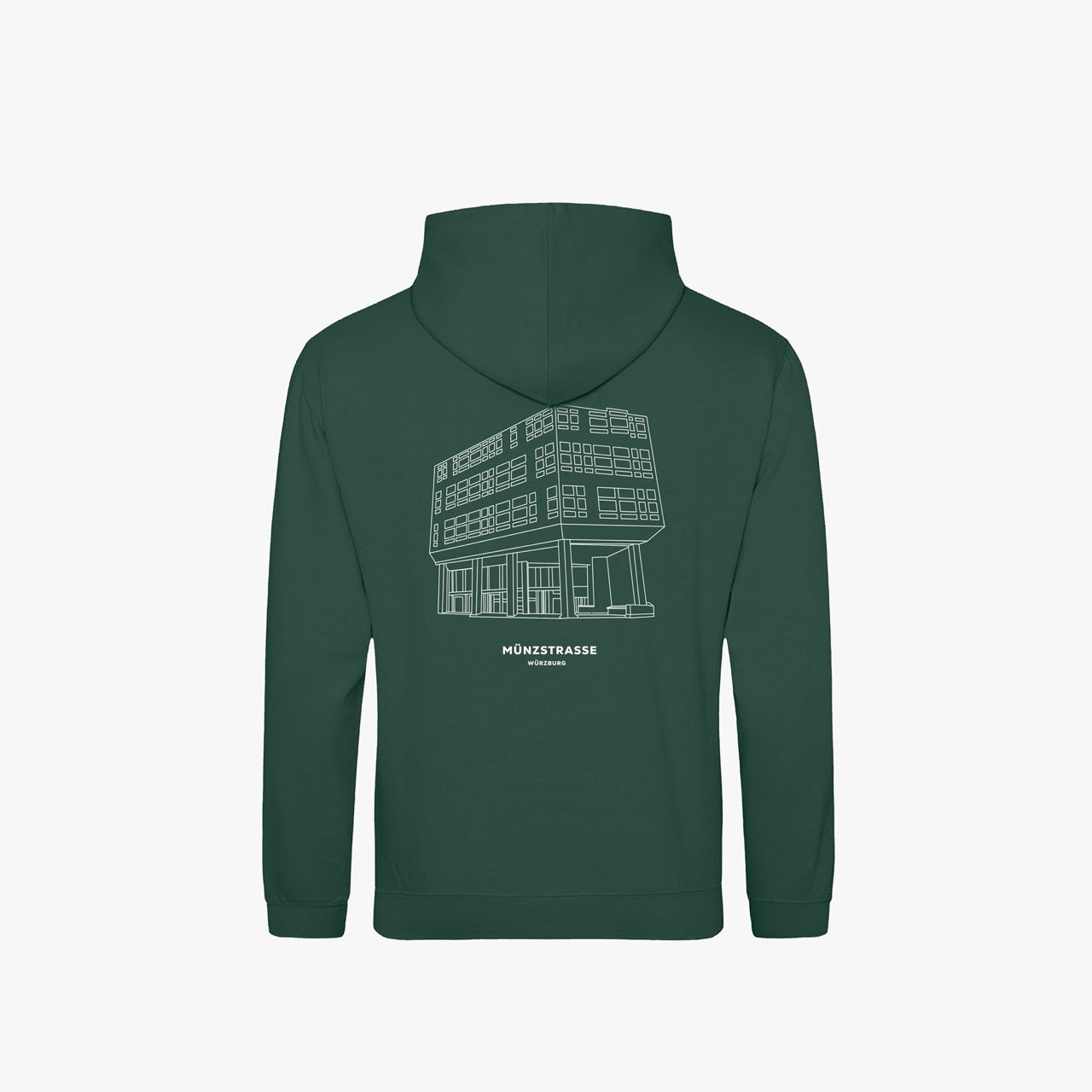 THWS · Base Hoodie Bottle Green · 23X038-2