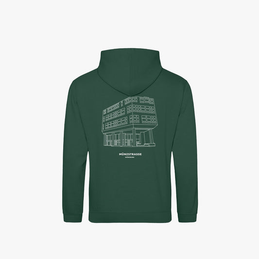 THWS · Base Hoodie Bottle Green · 23X038-2
