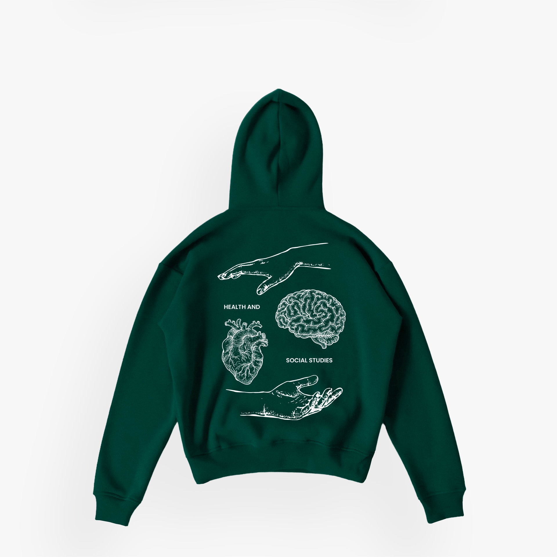 HSFI · Studios Essentials Hoodie N°2 Alpine Green · 23X045-2