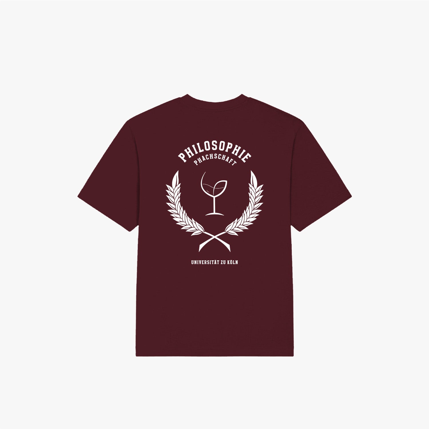 UKP · Oversized Organic Shirt Burgundy · 23X076-1