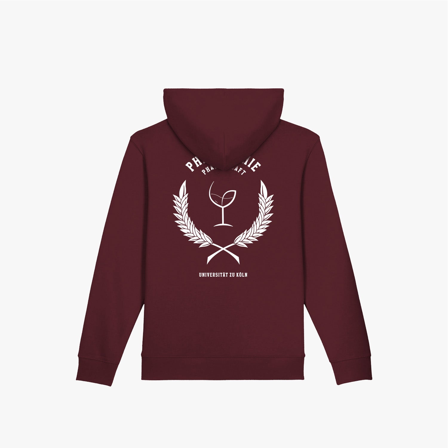 UKP · Premium Organic Hoodie Burgundy · 23X076-1