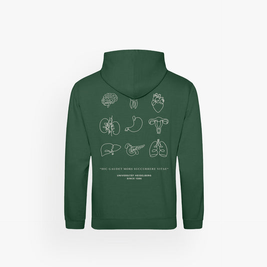 UHM · Basic Hoodie Bottle Green · 23X080-2