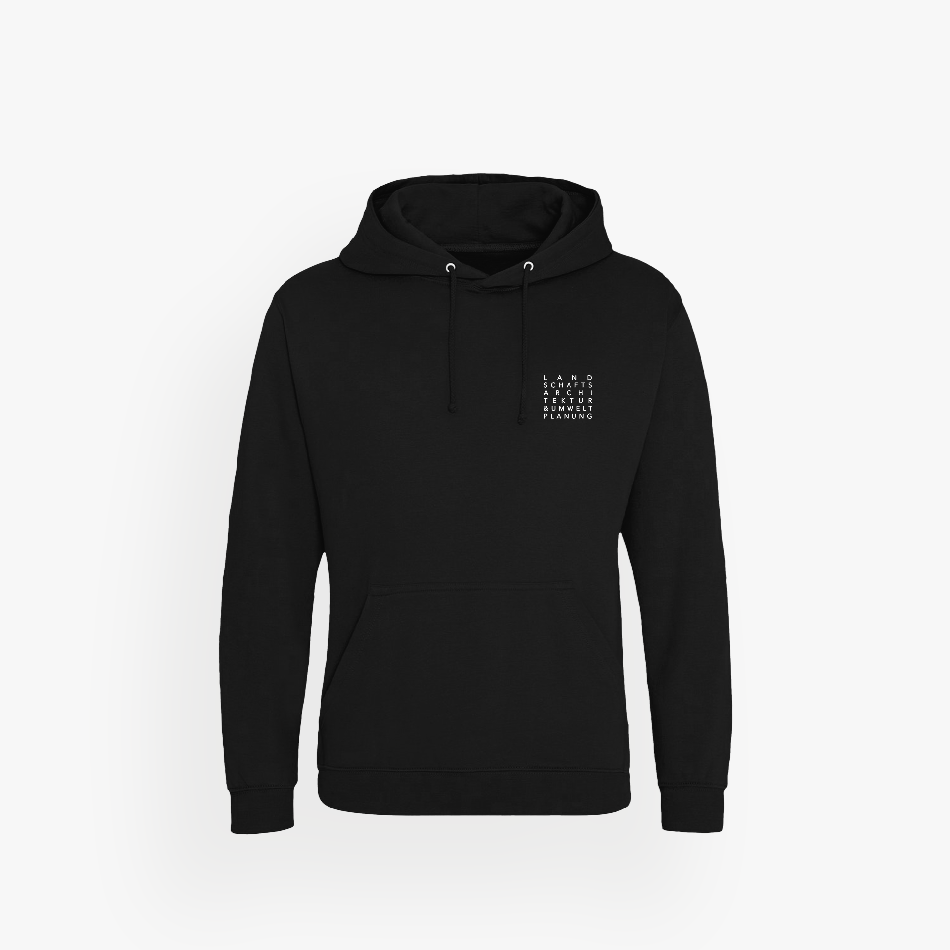GWLLU · Basic Hoodie Black · 23X087-2