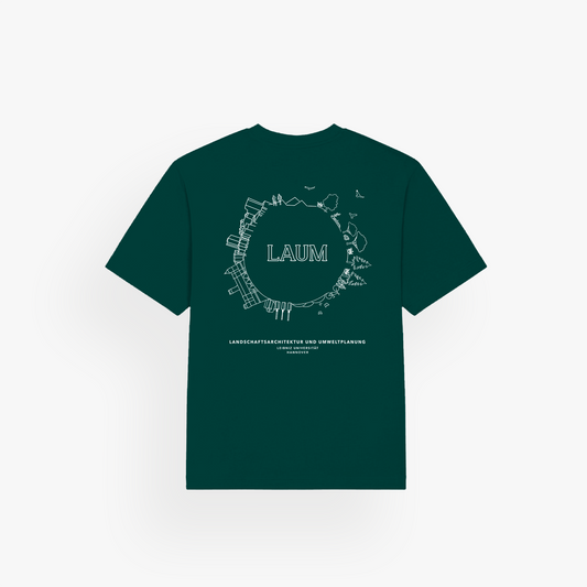 GWLLU · Classic Oversized Shirt Glazed Green · 23X087-2