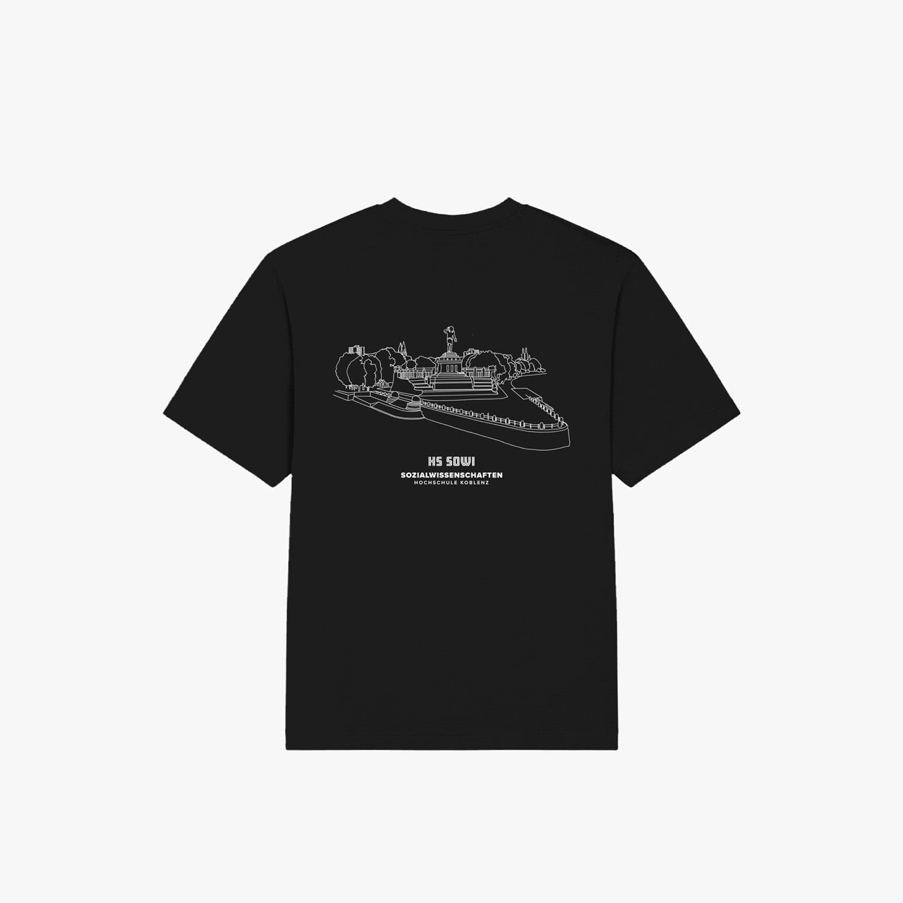 SWHK · Oversized Organic Shirt Black · 23X122-1