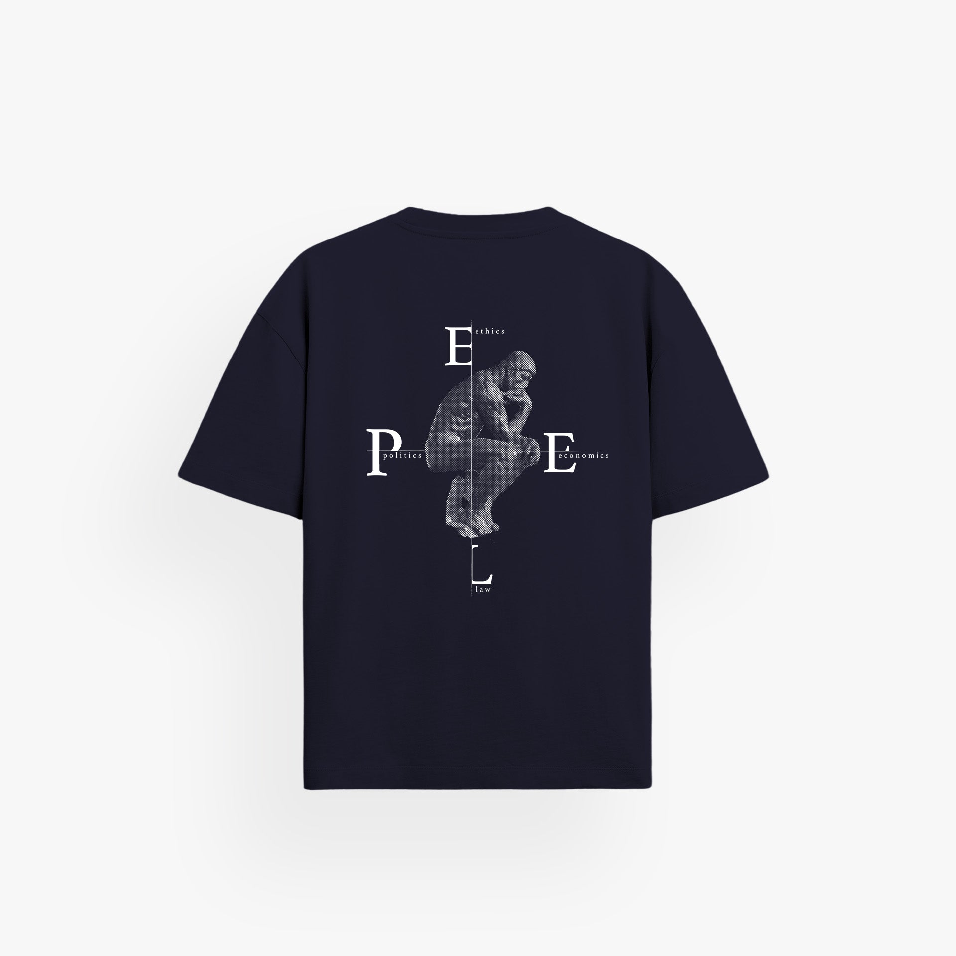 EELP · Classic Oversized Shirt French Navy · 23X149-1