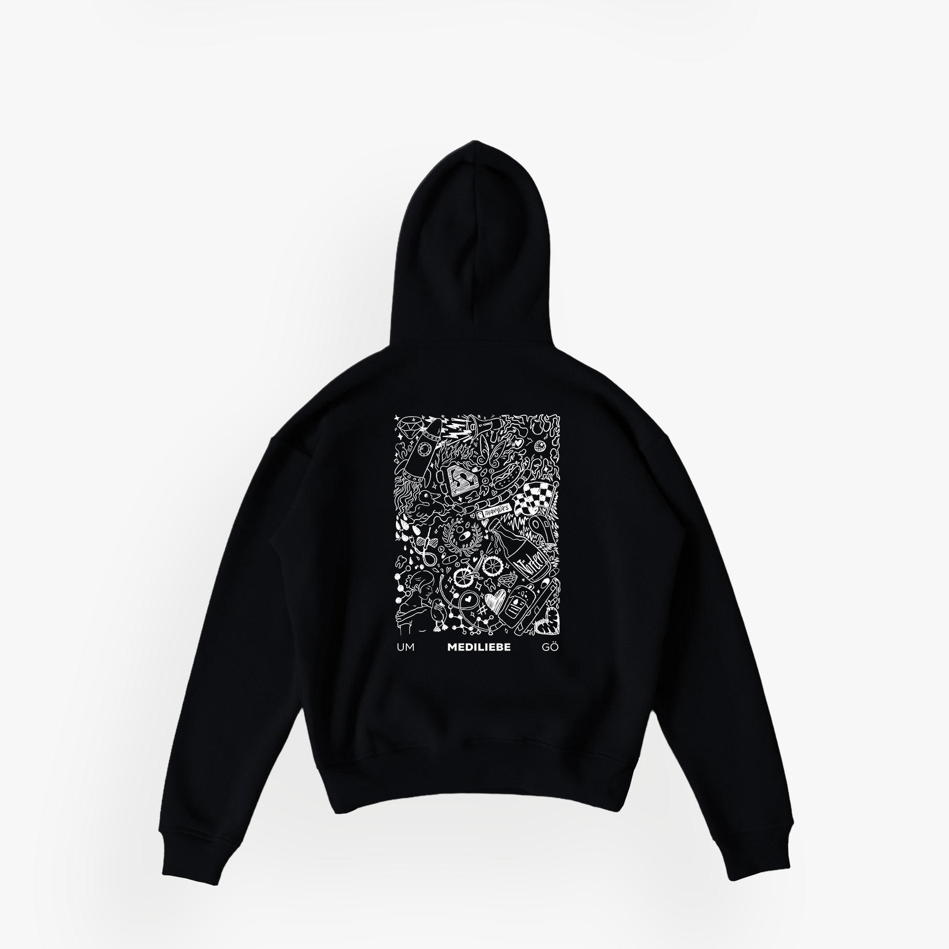 MGAU · Studios Essentials Hoodie N°2 Black · 23X154-1