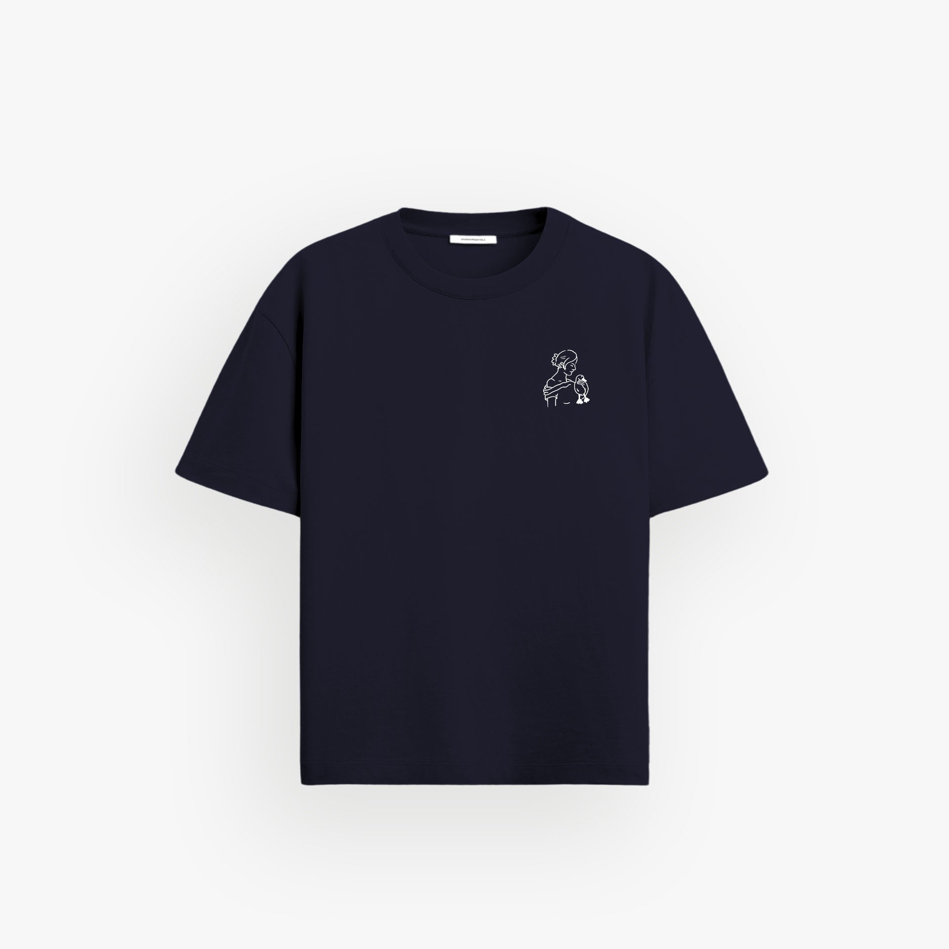 Iconic Oversized Shirt French Navy · 23X154-2