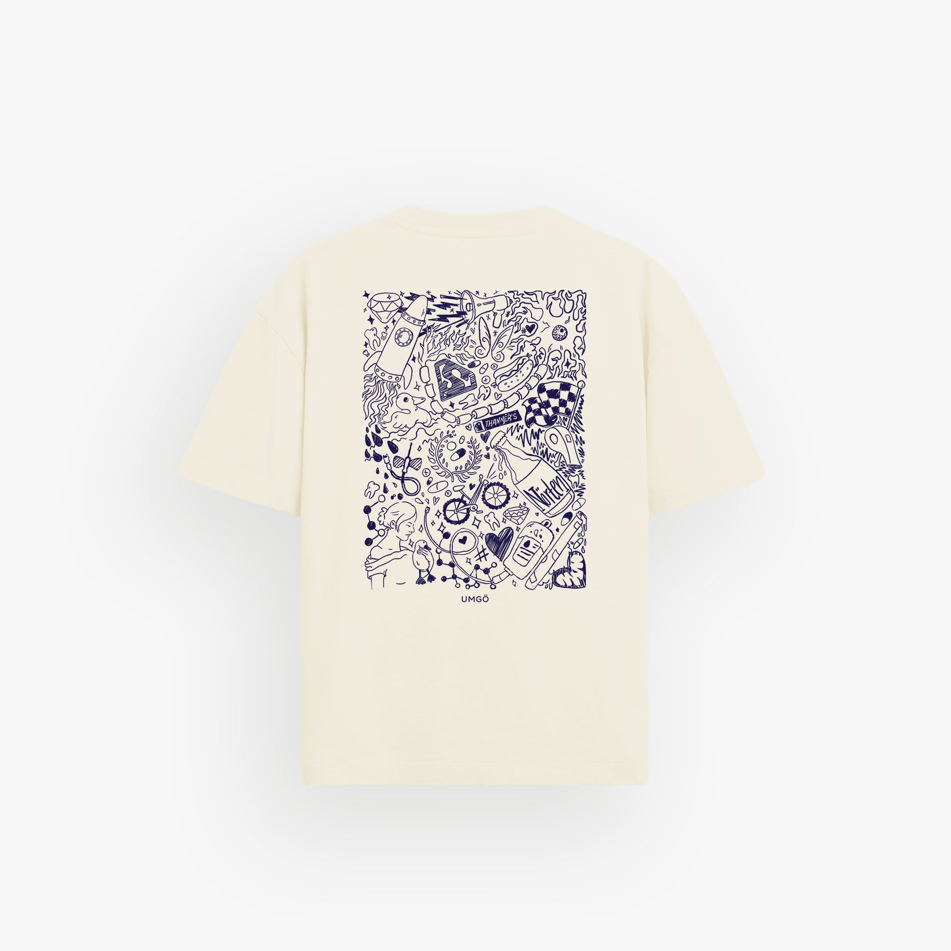 Iconic Oversized Shirt Natural Raw · 23X154-2