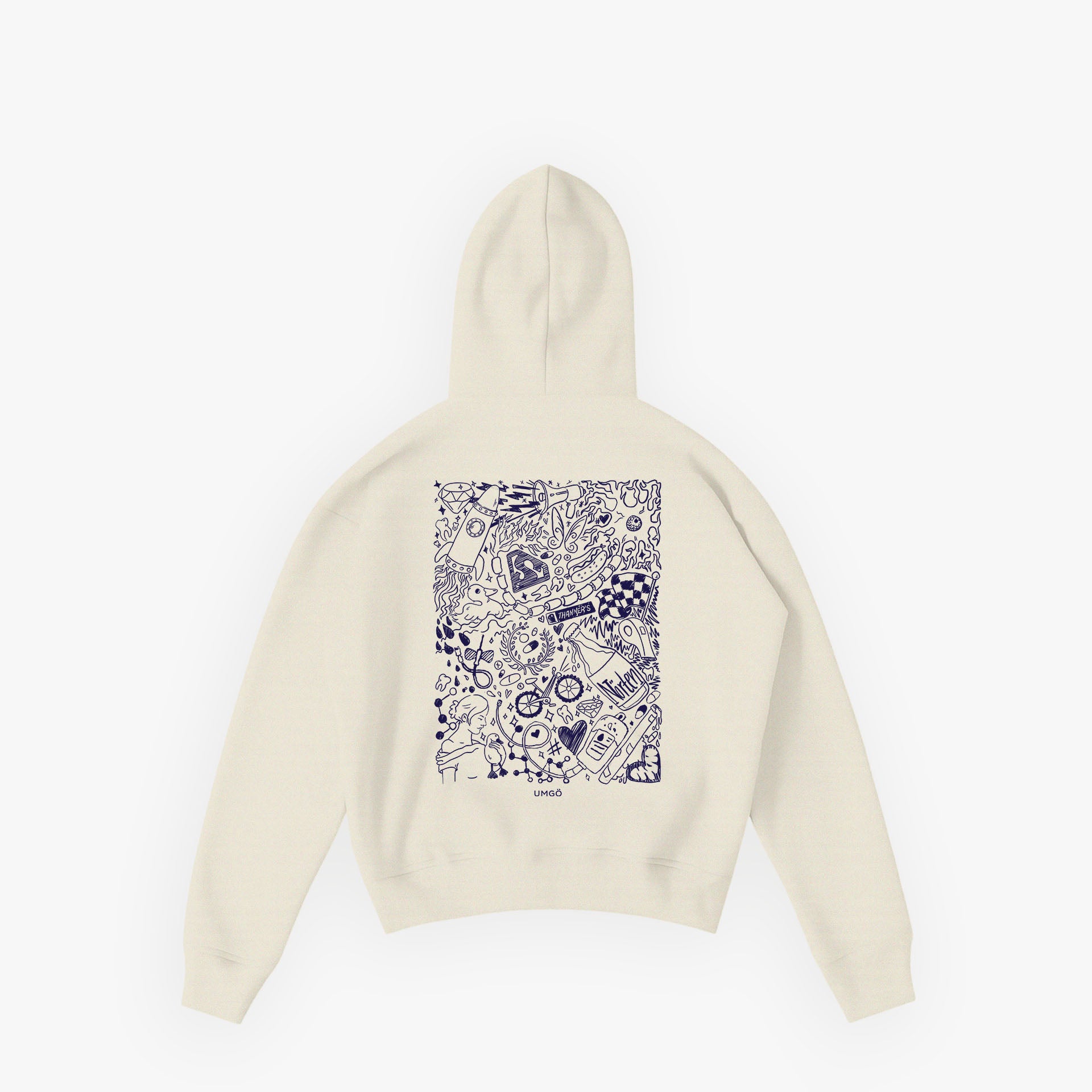 Studios Essentials Hoodie N°4 Natural Raw · 23X154-2