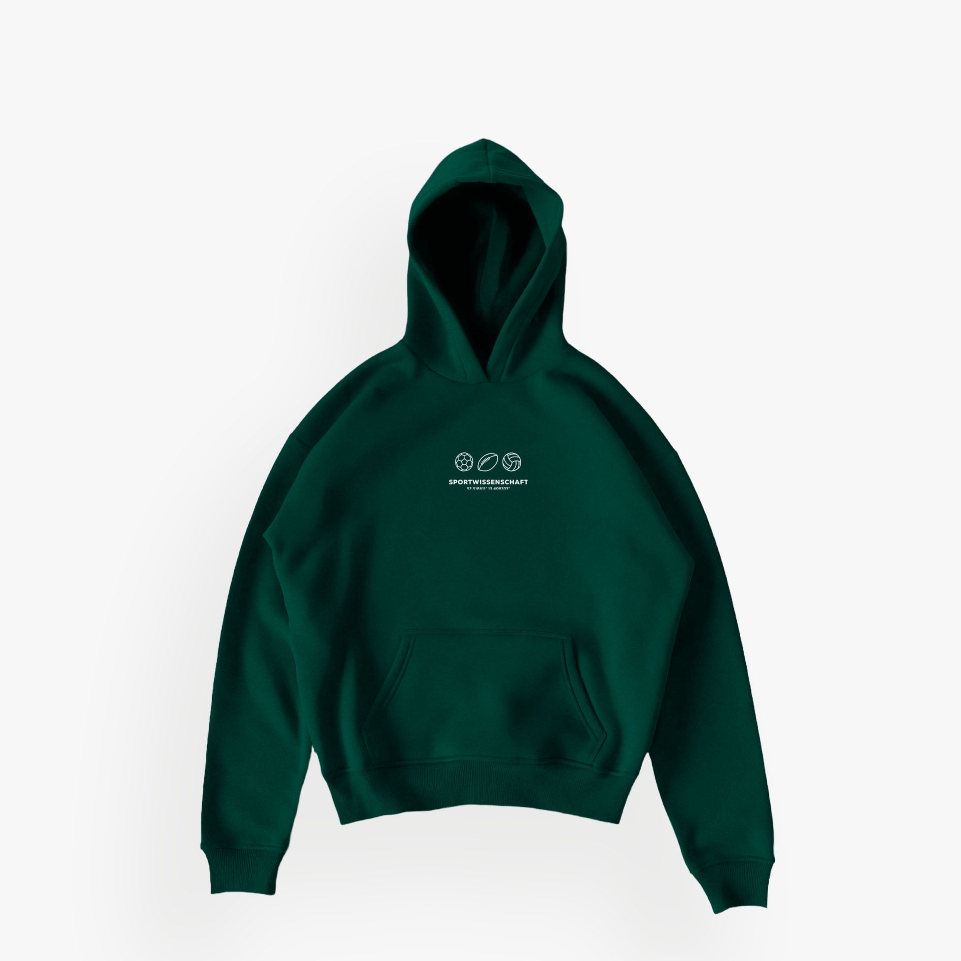 SHUB · Studios Essentials Hoodie N°1 Alpine Green · 23X161-1