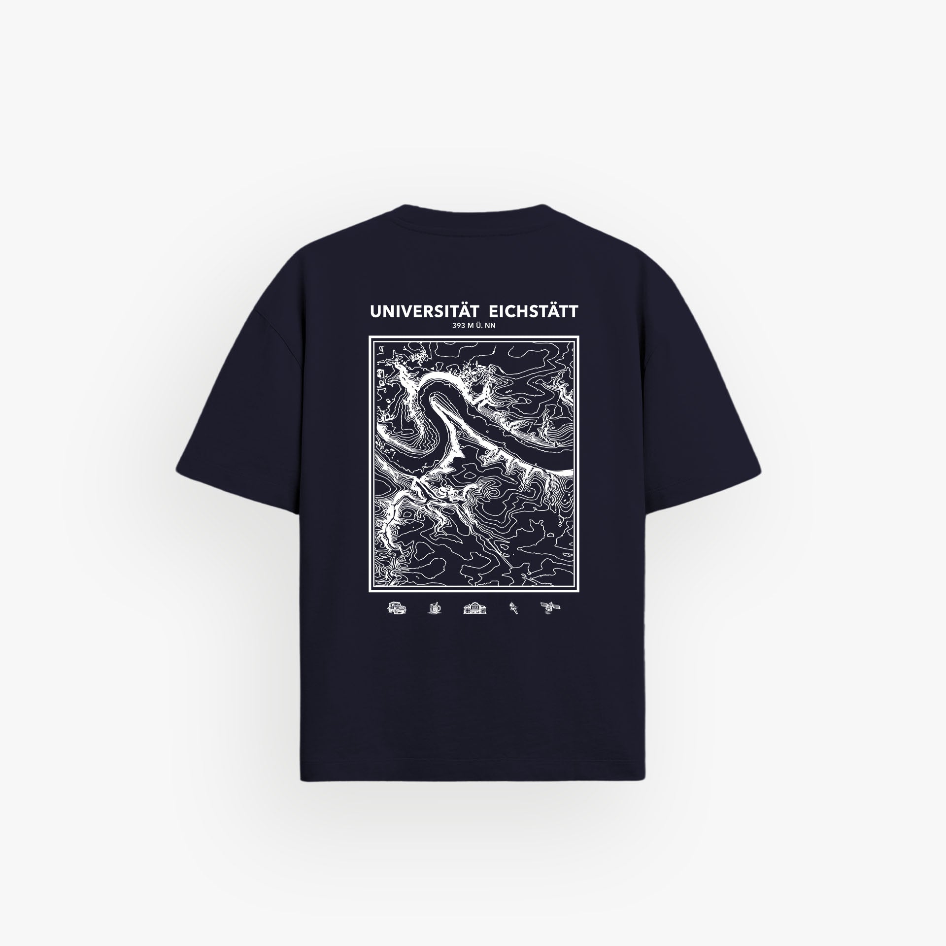 Iconic Oversized Shirt French Navy · 23X165-2