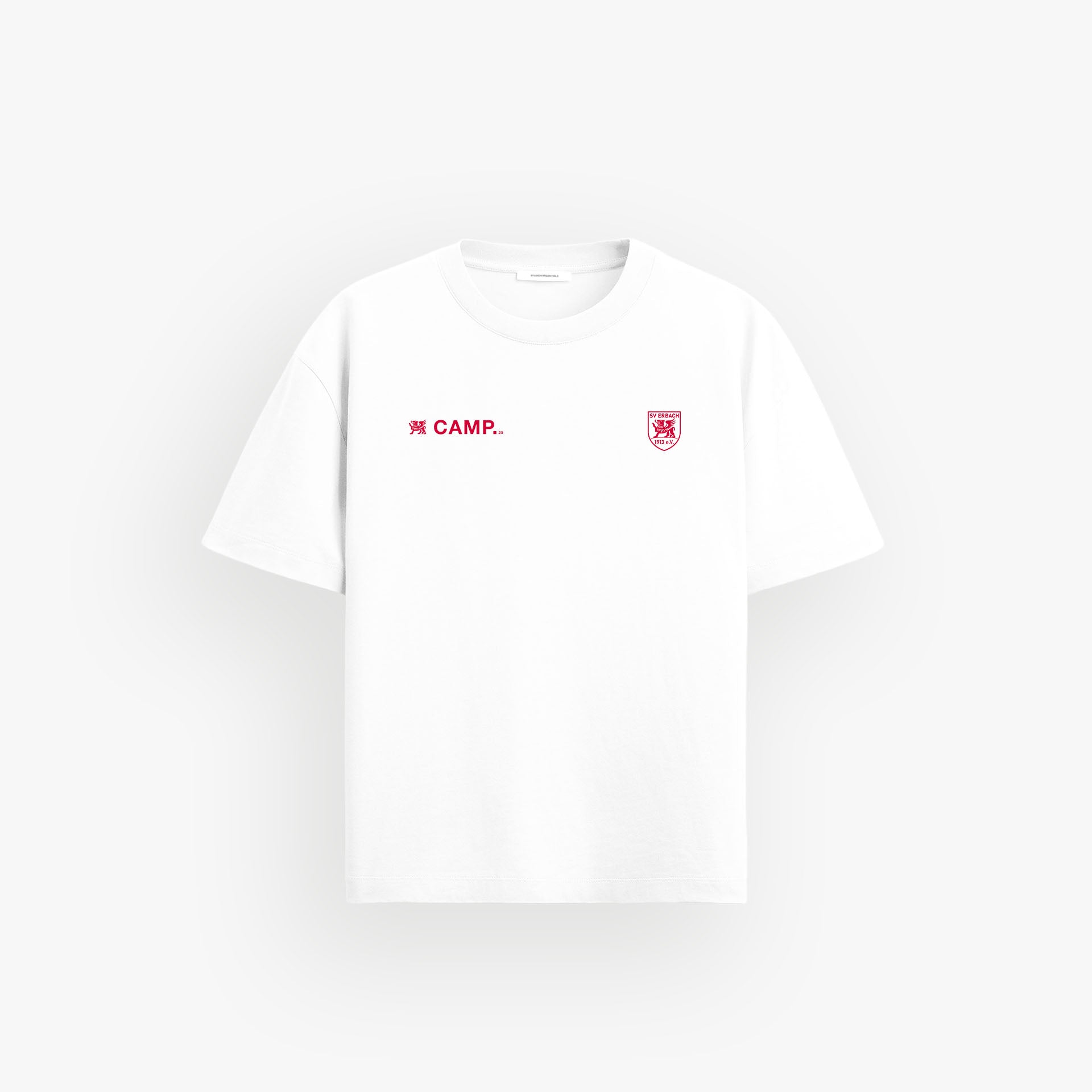 Iconic Oversized Shirt White Red · 23X208-1