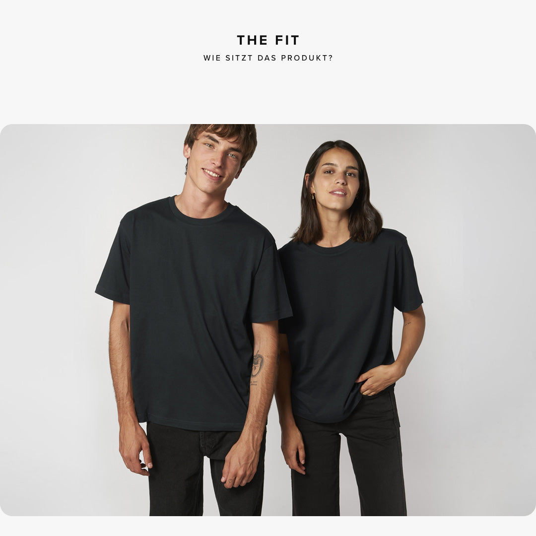 HS Hof · Oversized Organic Shirt Black · 23X042